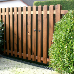 Portillon en Bois Rustique pour un Accueil Chaleureux Vierzon